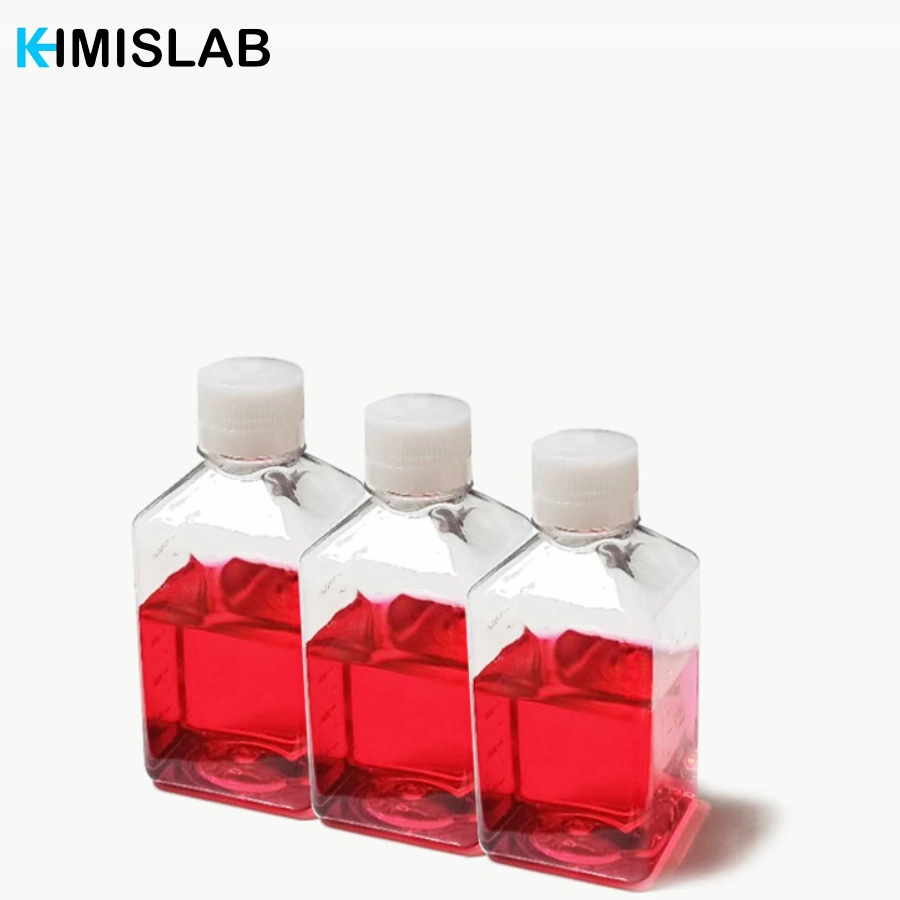 125ml 250ml 500ml 1000ml Laboratory Supplies PTFE Nalgene Square Clear Plastic Chemical Storage Culture Media Reagent Bottles