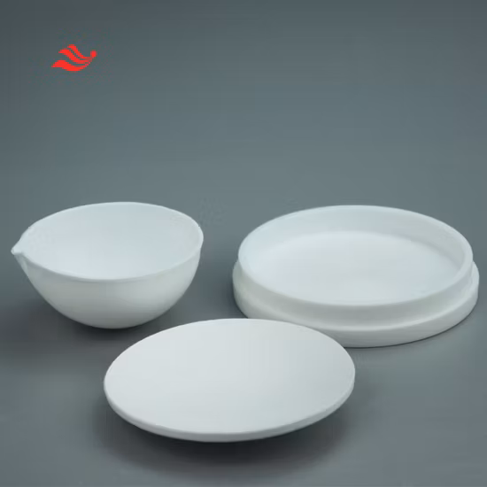 Le plat d'évaporation en matériau PTFE de 150 ml est résistant à la corrosion et aux températures élevées