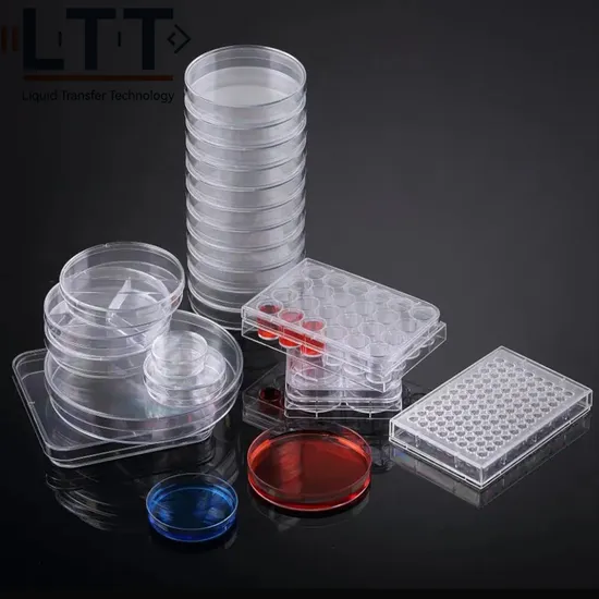 Boîte de Pétri 100 % vierge en PTFE