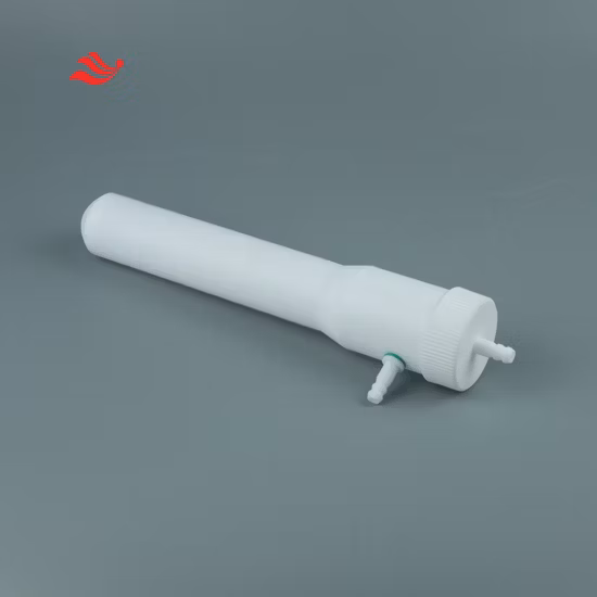 Bouteille d'absorbeur de bulles en PTFE résistant à la corrosion