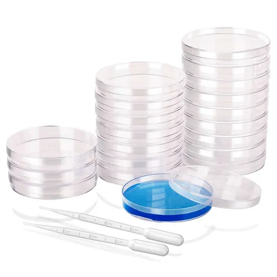Boîte de Pétri en PTFE de laboratoire blanc multi-taille personnalisée de haute qualité, offre spéciale